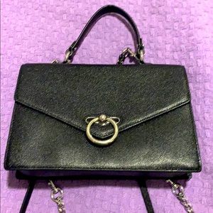 Rebecca minkoff leather backpack crossbody bag